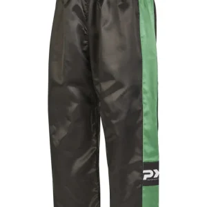 PANTALÓN KICKBOXING NEGRO-VERDE PX TOPFIGHT