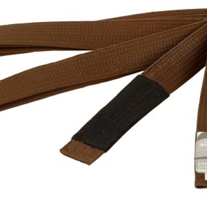 CINTURÓN BJJ COMPETICIÓN SUPERLIGHT MARRÓN JUSPORTS