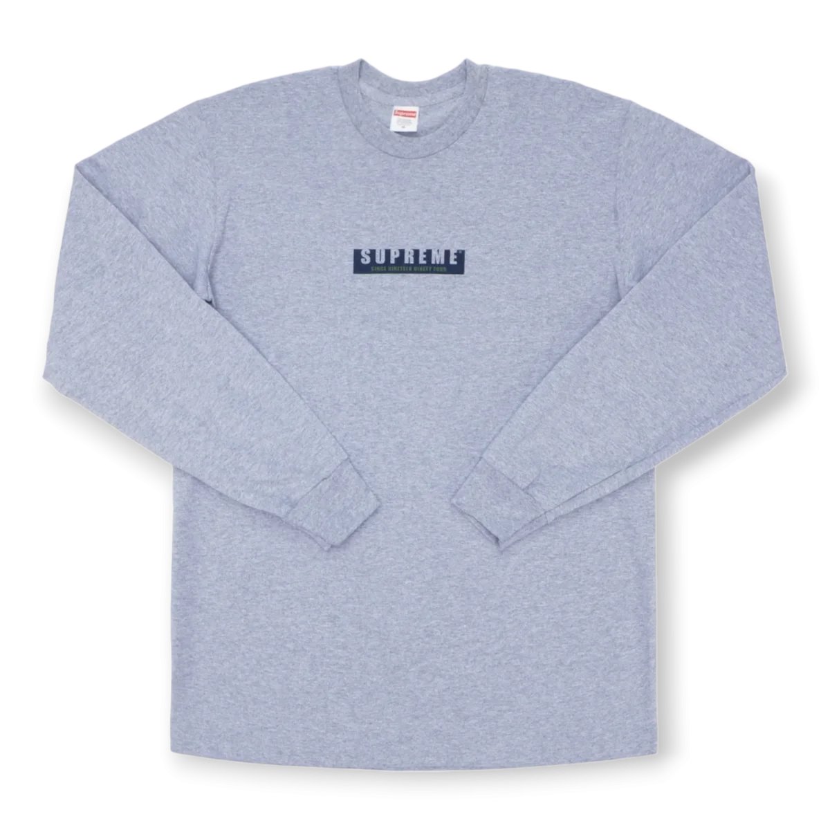 Supreme LS Tee Heather Grey