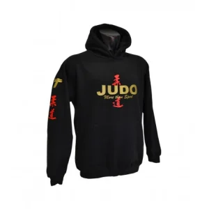 SUDADERA CON CAPUCHA JUDO ORO